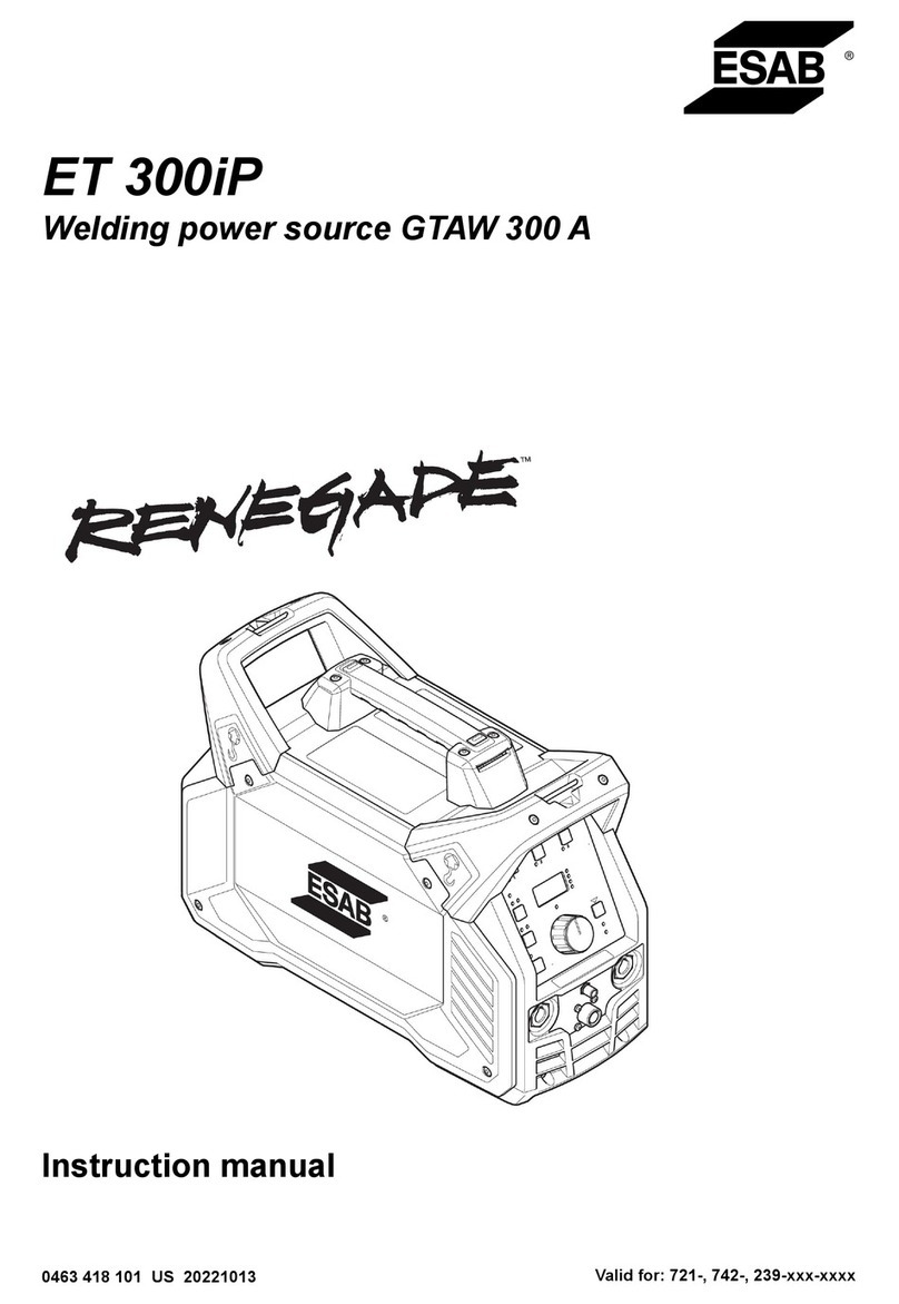ESAB Renegade ET 300iP User manual