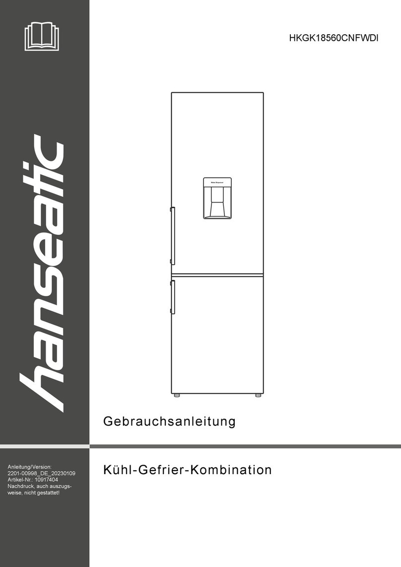 Hanseatic HKGK18560CNFWDI User manual