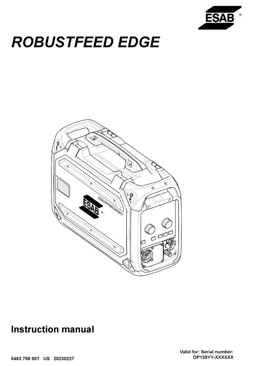 ESAB ROBUSTFEED EDGE User manual