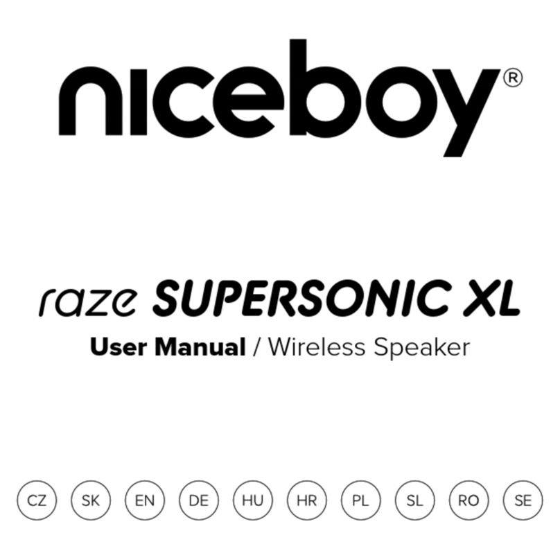 Niceboy raze SUPERSONIC XL User manual