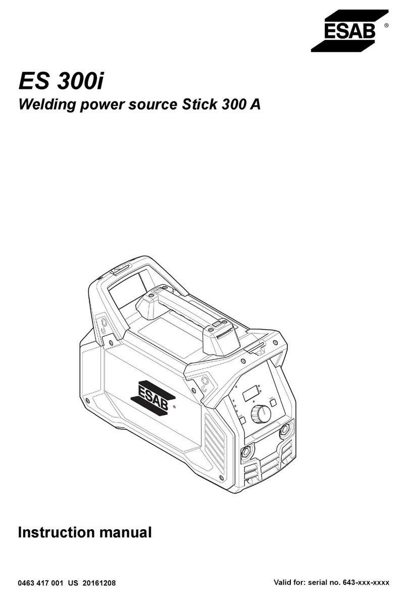 ESAB ES 300i User manual