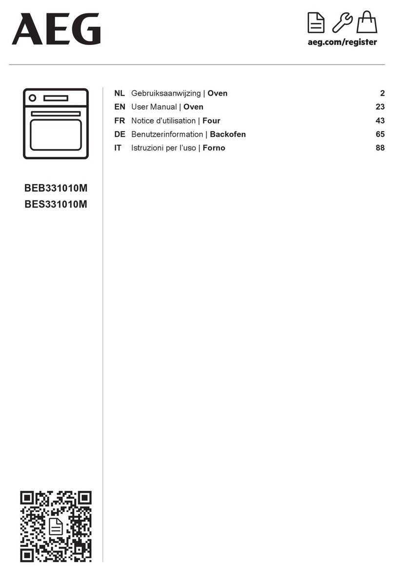 AEG BEB331010M User manual