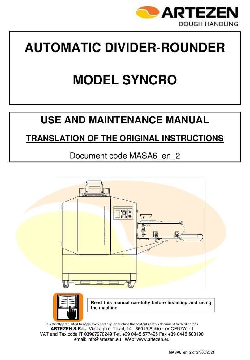 ARTEZEN SYNCRO Use and maintenance manual