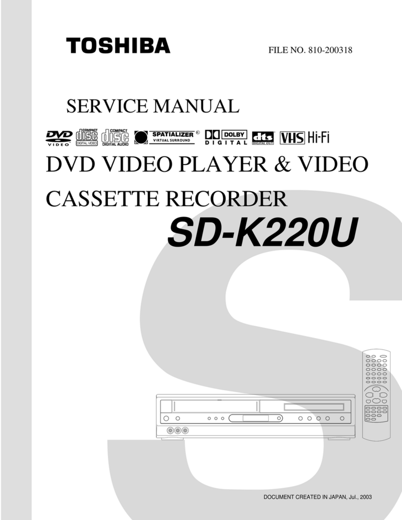 Toshiba SD-K220U User manual