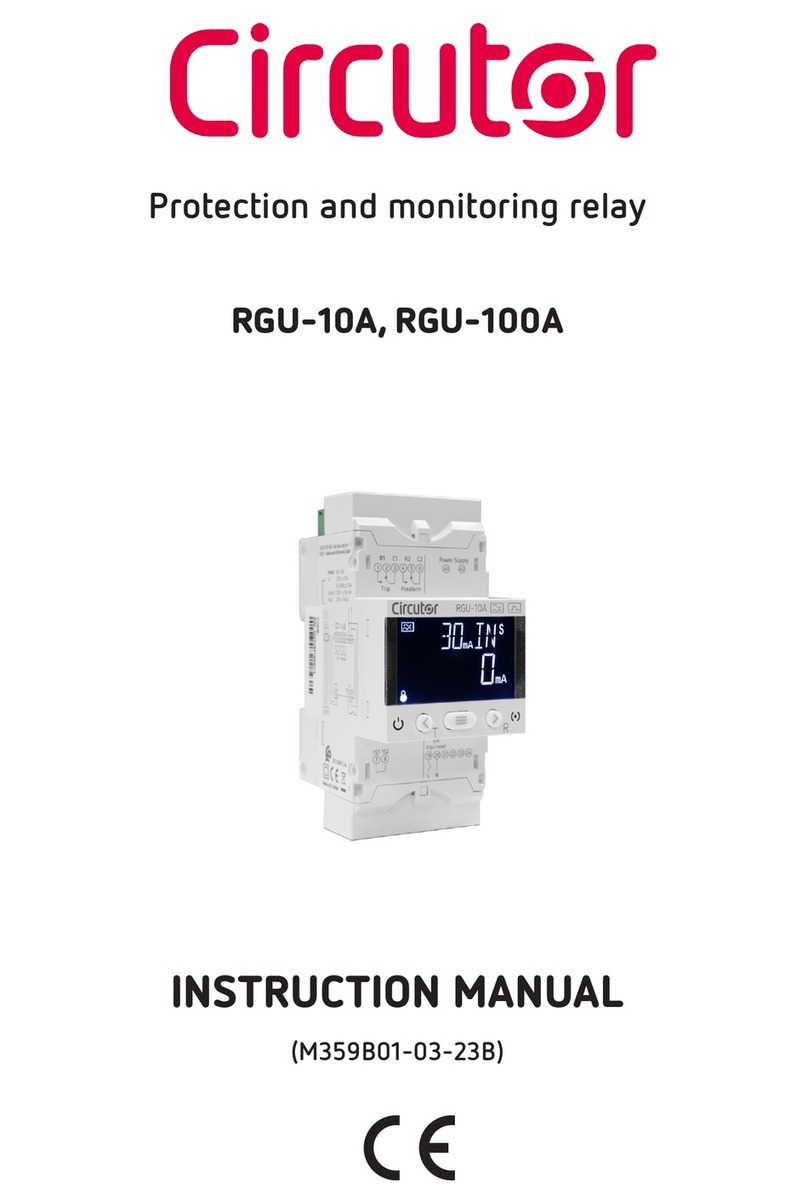 Circutor RGU-100A User manual