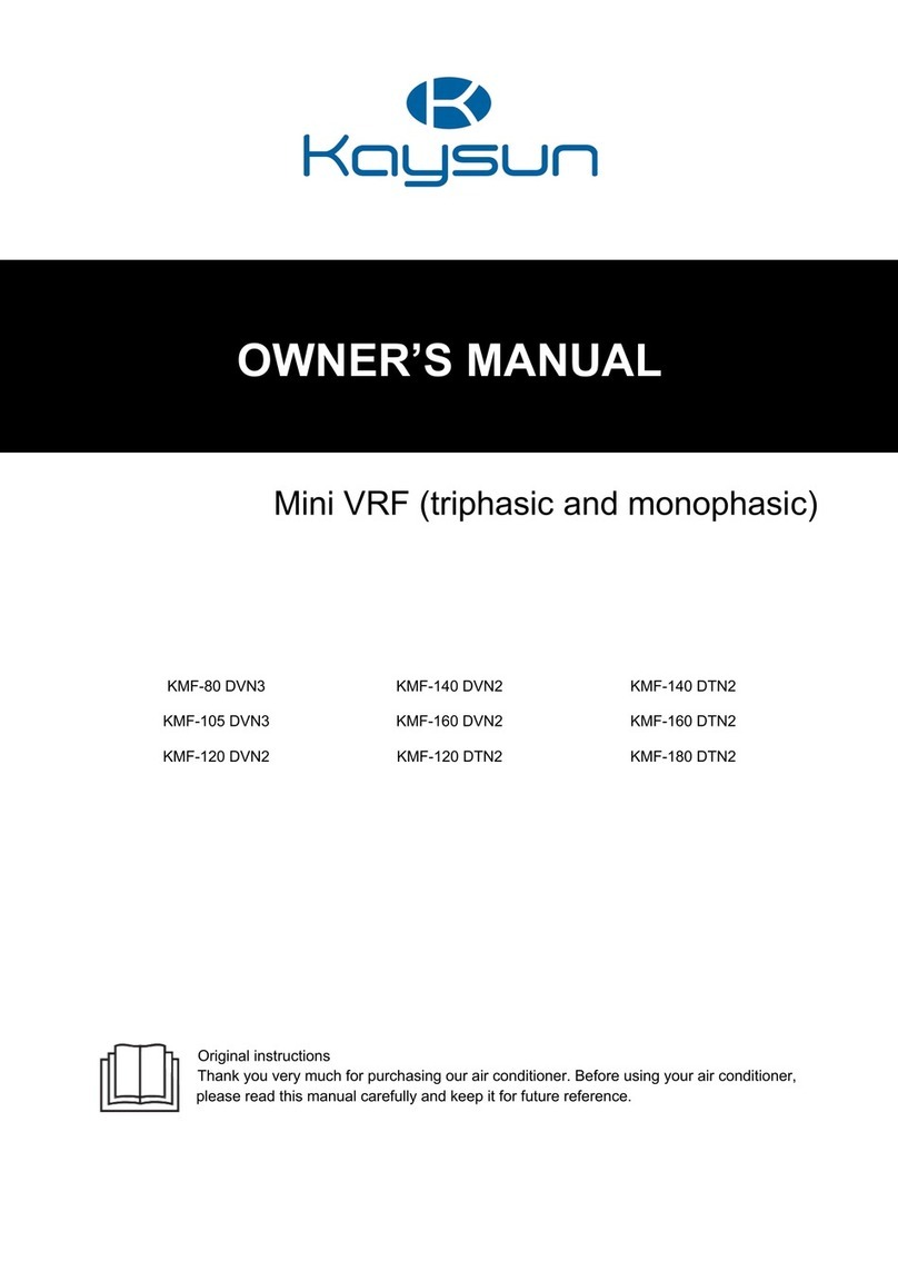 Kaysun KMF-80 DVN3 User manual