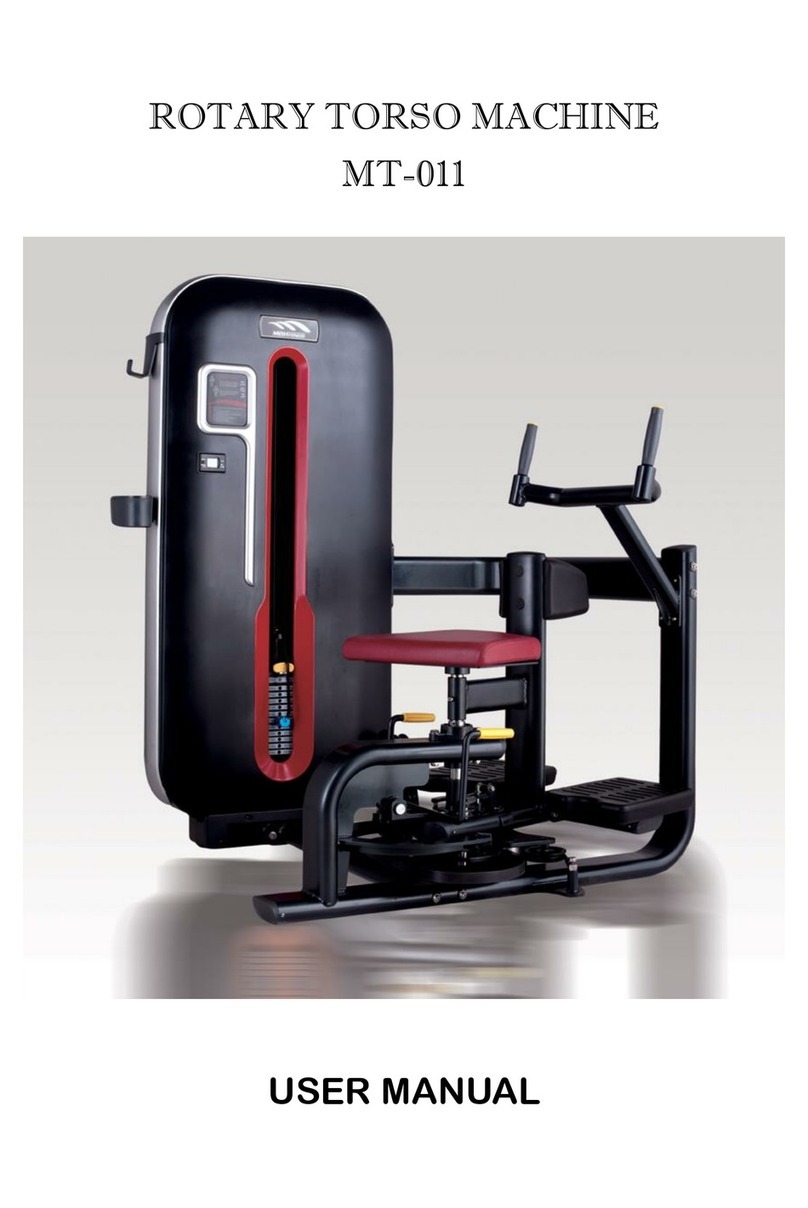 BRONZE GYM MT-011 user manual