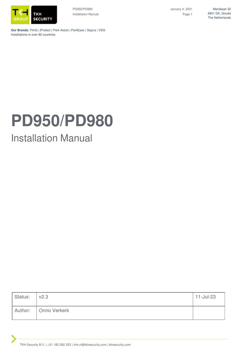 TKH PD950 installation manual