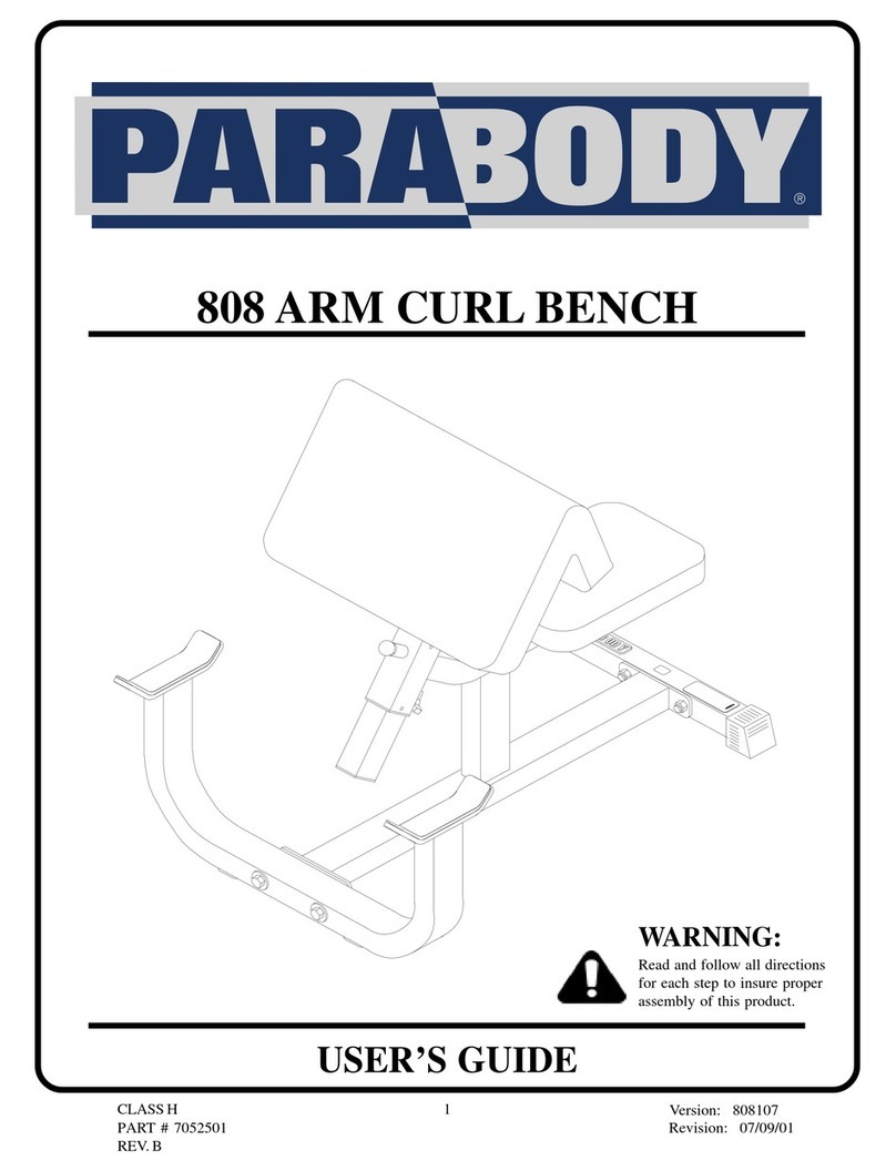 ParaBody 808 User manual