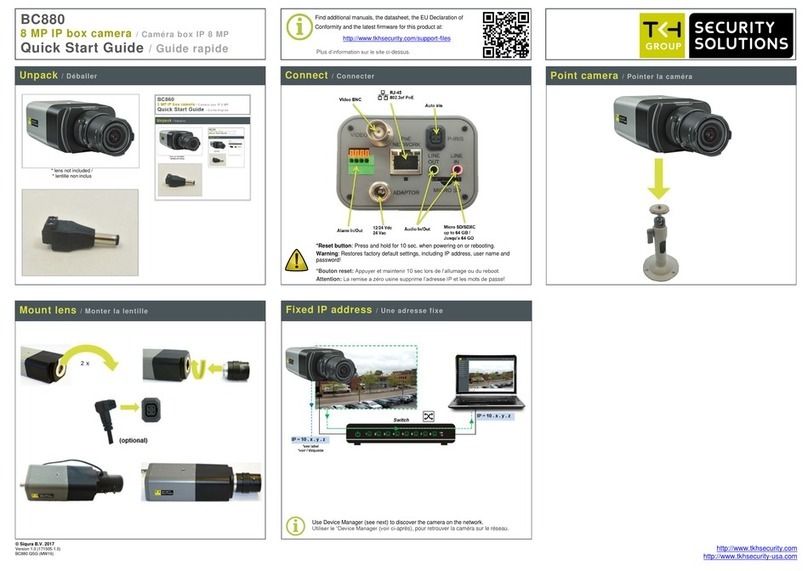 TKH BC880 quick start guide