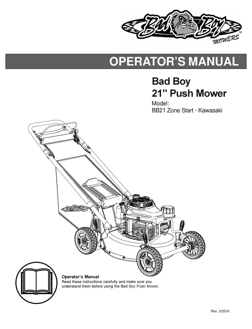 Bad Boy BB21 User manual