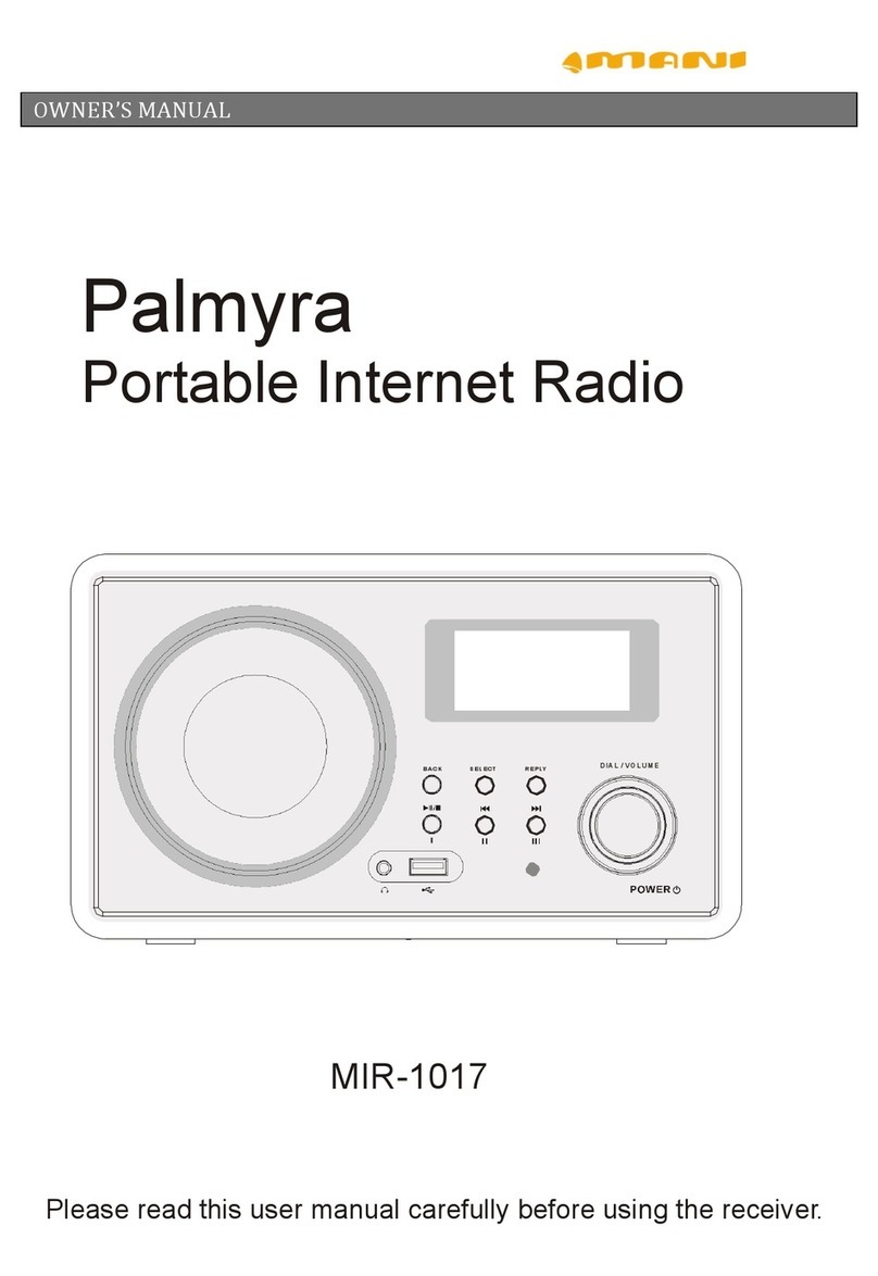 Mani Palmyra MIR 1017 owner's manual