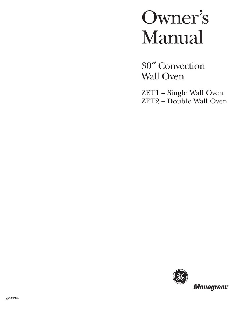 Monogram GE ZET1 owner's manual
