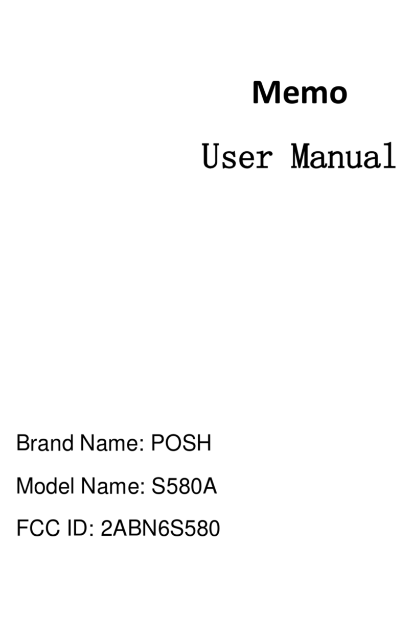 Posh S580A User manual