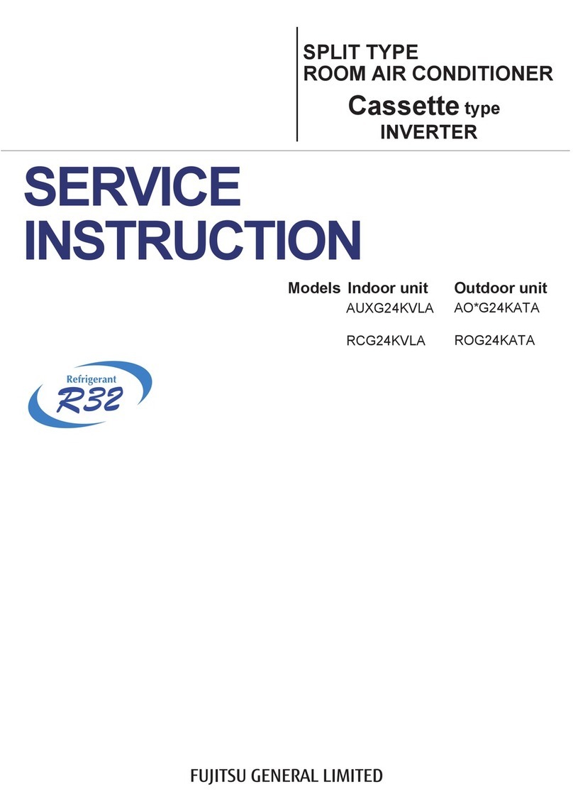 Fujitsu RCG24KVLA Original operating manual Fujitsu RCG24KVLA Original operating manual