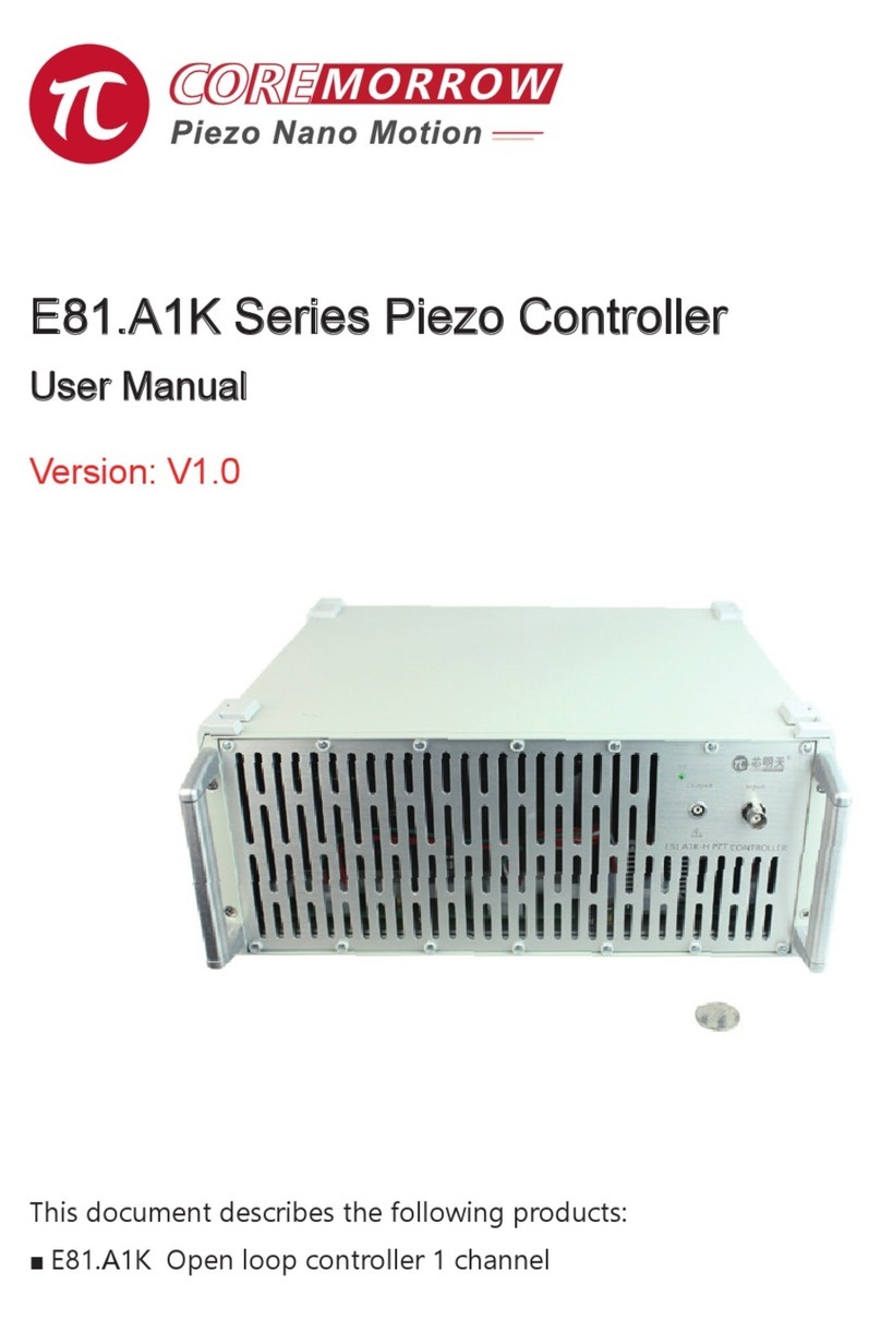 Coremorrow E81.A1K Series User manual