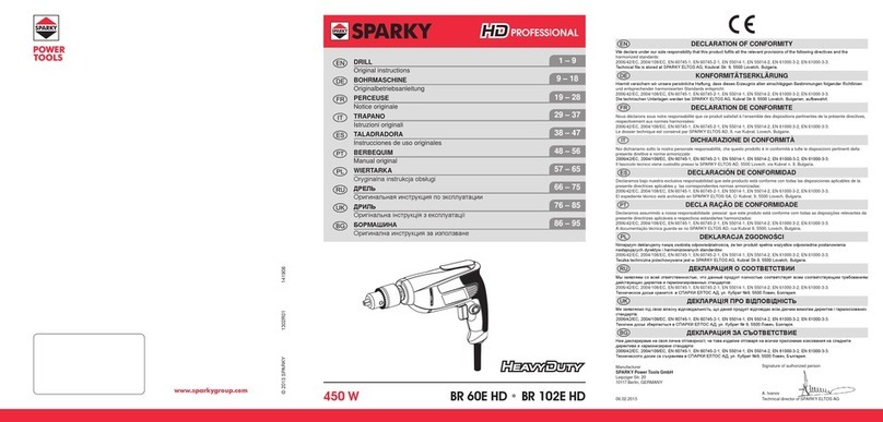 Sparky Group BR 60E HD User manual