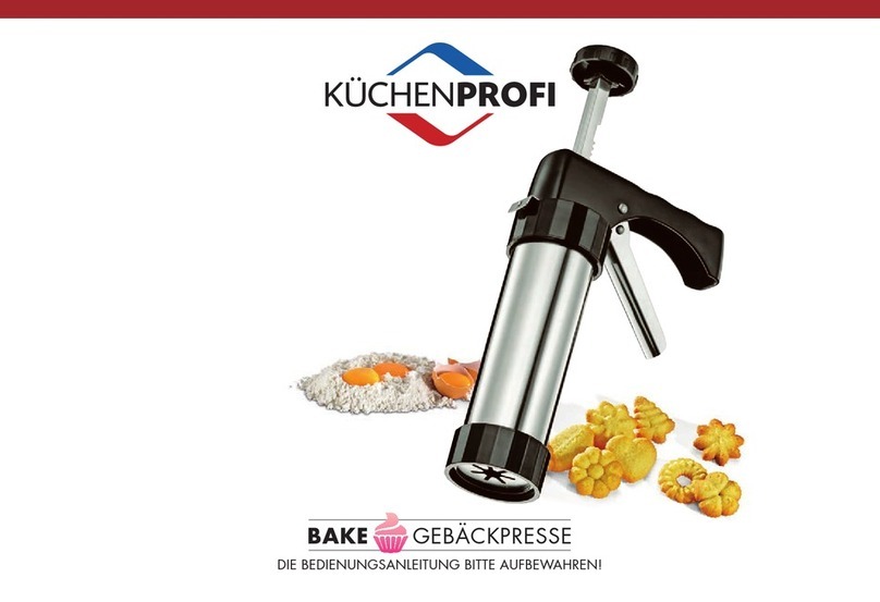 Küchenprofi BAKE user guide