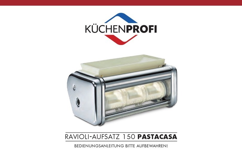 Küchenprofi PASTACASA user guide