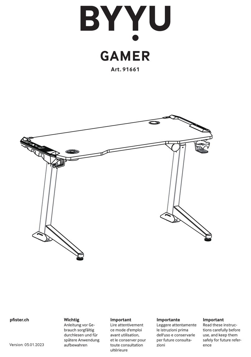BYYU GAMER 91661 manual