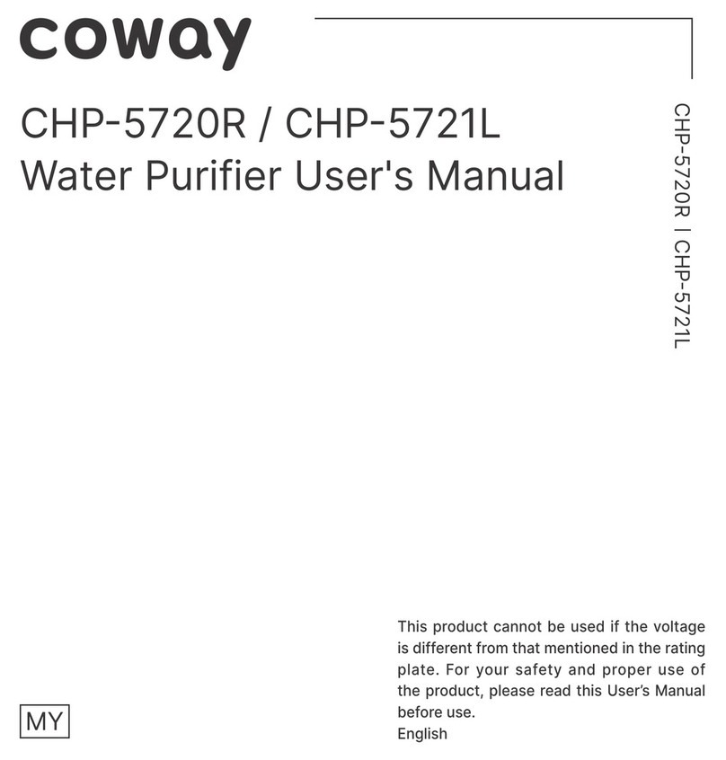 Coway CHP-5720R User manual Coway CHP-5720R User manual