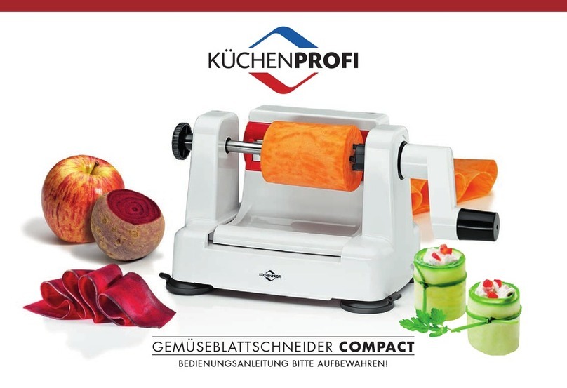 Küchenprofi COMPACT user guide