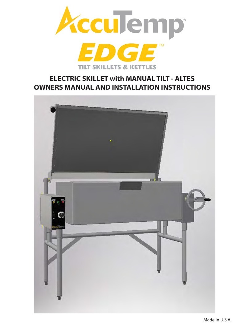 AccuTemp EDGE Owner's manual and installation instructions