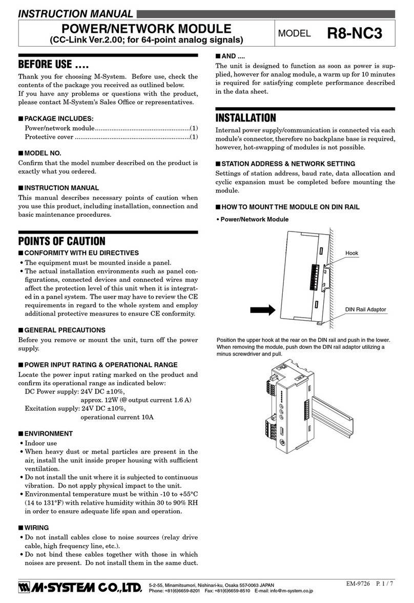 M-system R8-NC3 User manual