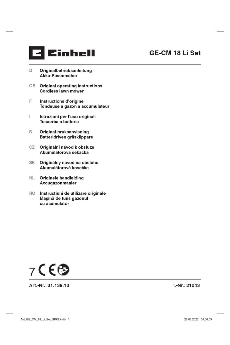 EINHELL GE-CM 18 Li User manual