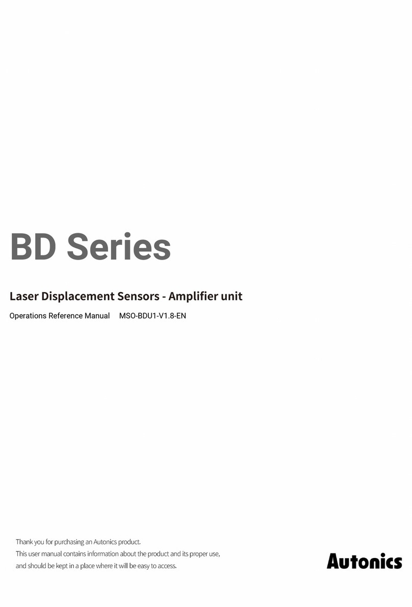 Autonics BD Series User manual