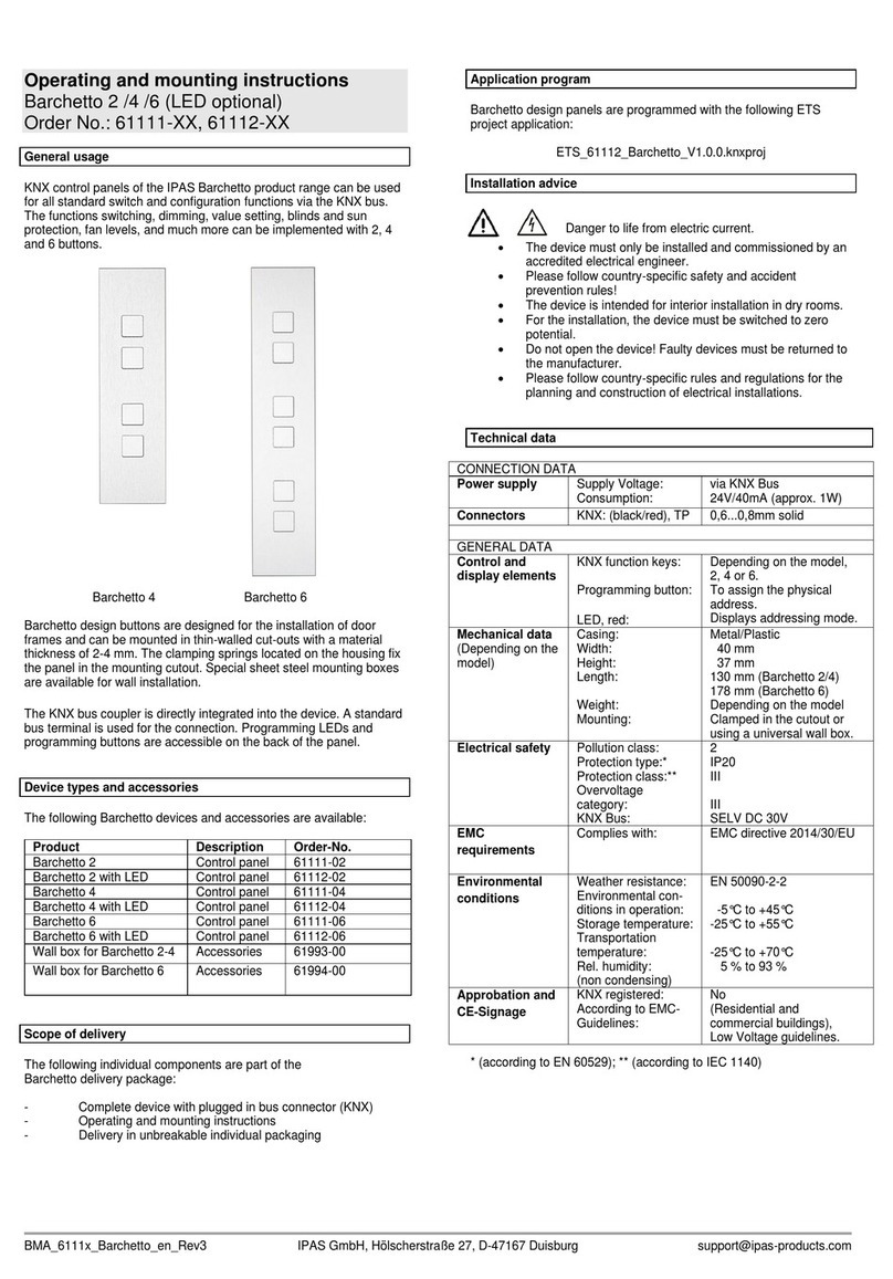 IPAS 61111 Series Operating and mounting instructions