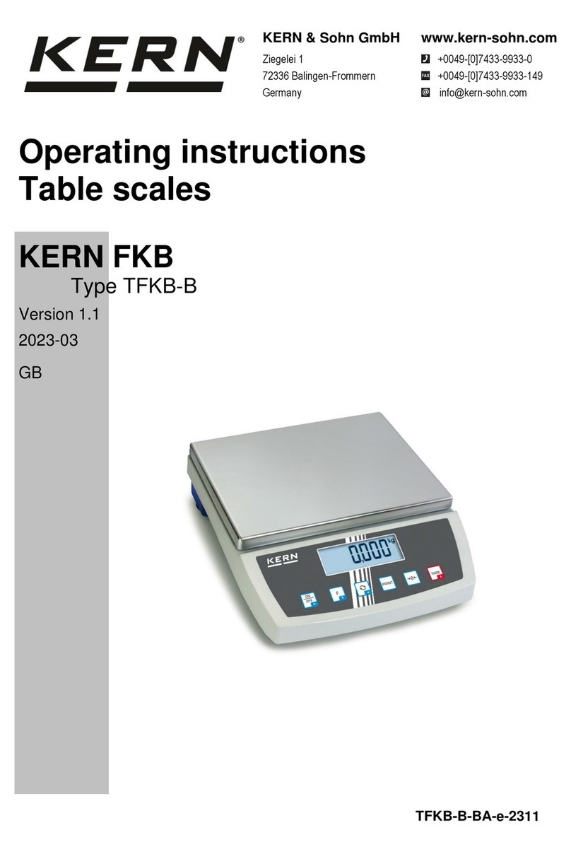 KERN FKB User manual