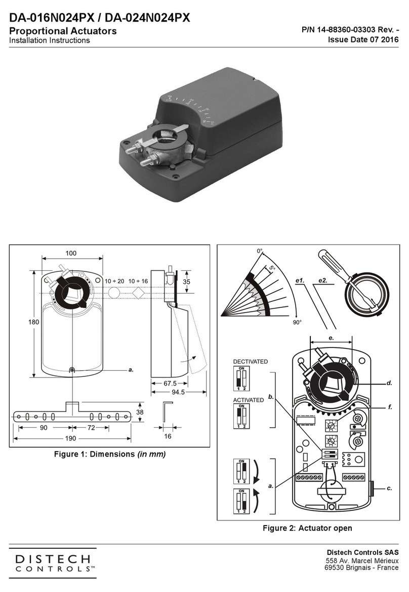 Distech Controls DA-016N024PX User manual