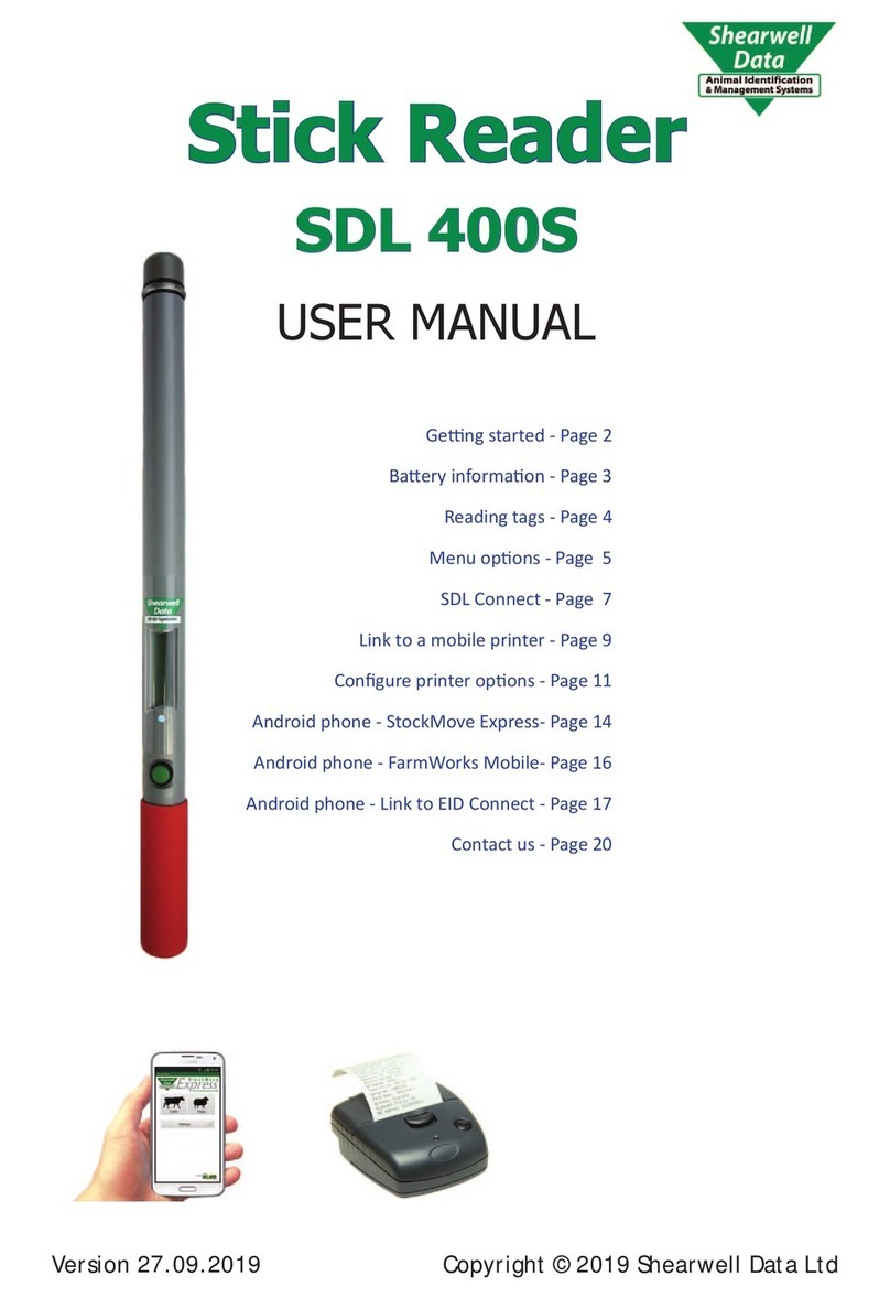 Shearwell Data SDL400S User manual