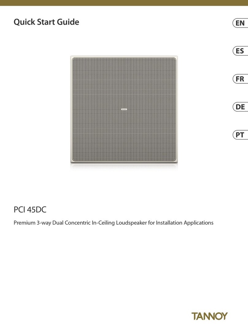Tannoy PCI 45DC User manual