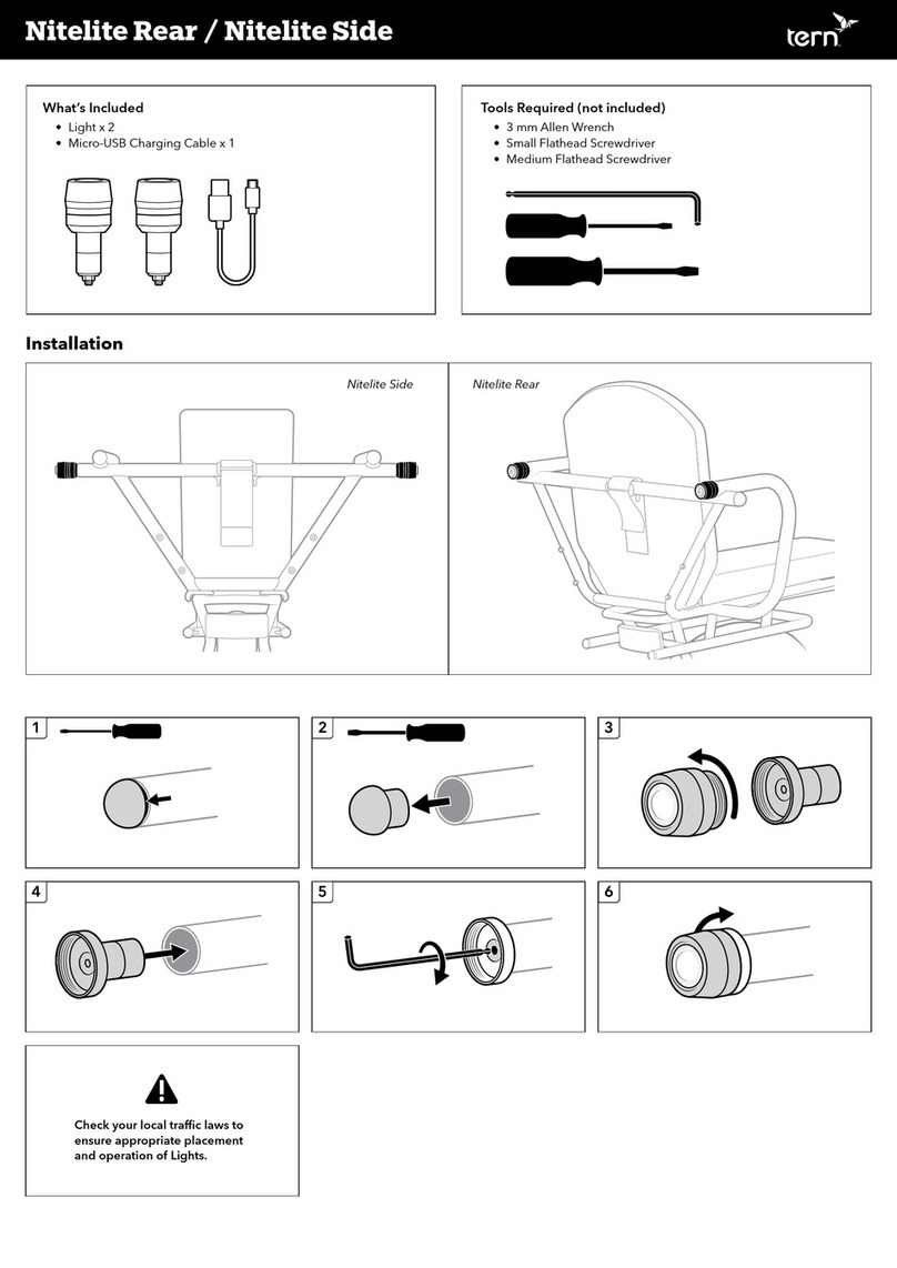 Tern Nitelite Rear quick start guide