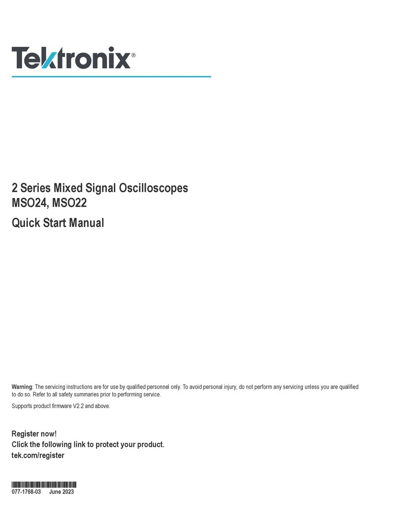 Tektronix MSO24 Instruction manual