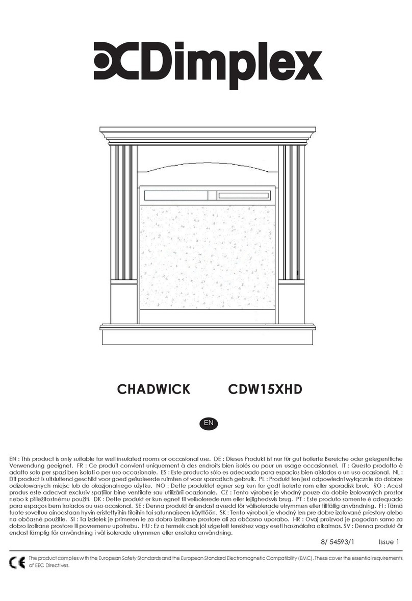 Dimplex CHADWICK CDW15XHD User manual