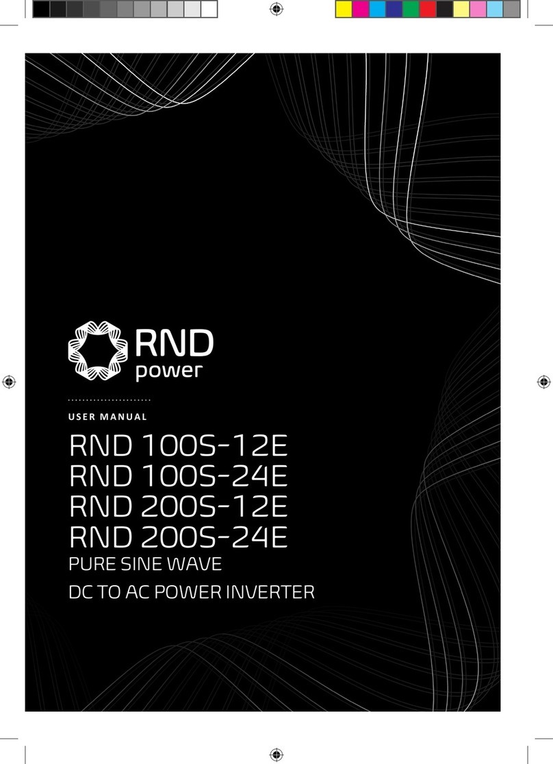 RND power RND 100S-12E user manual RND power RND 100S-12E user manual