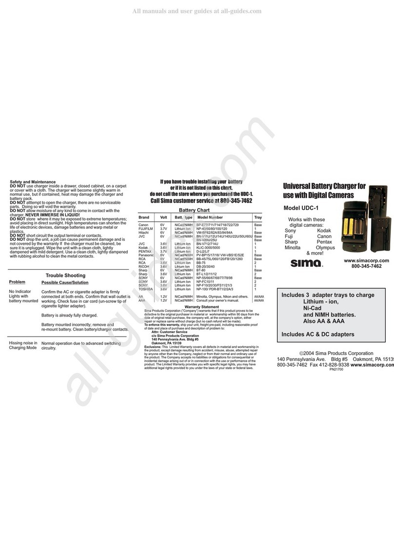 Sima UDC-1 quick start guide