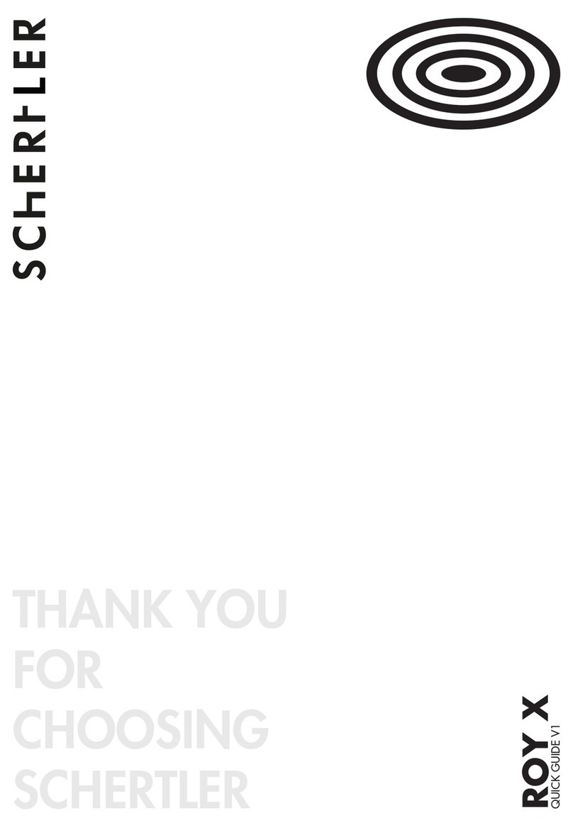 Schertler ROY X User manual