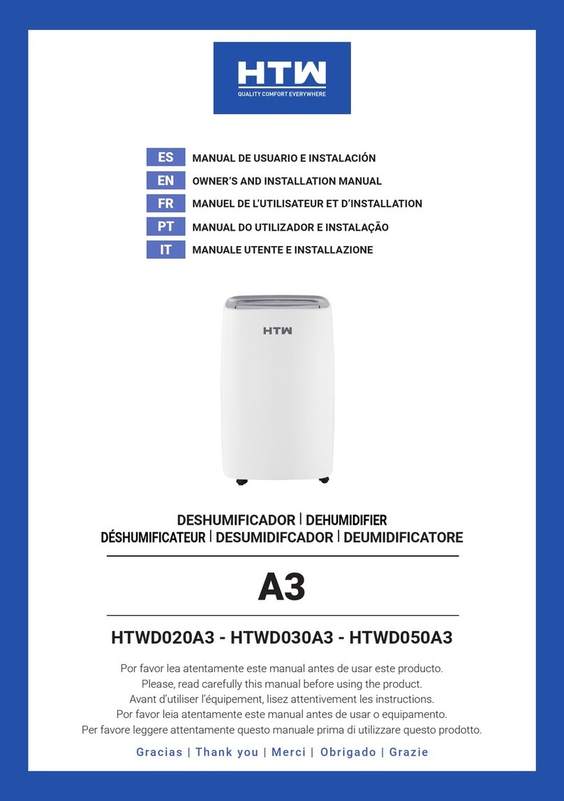 HTW HTWD020A3 Owners and installation manual