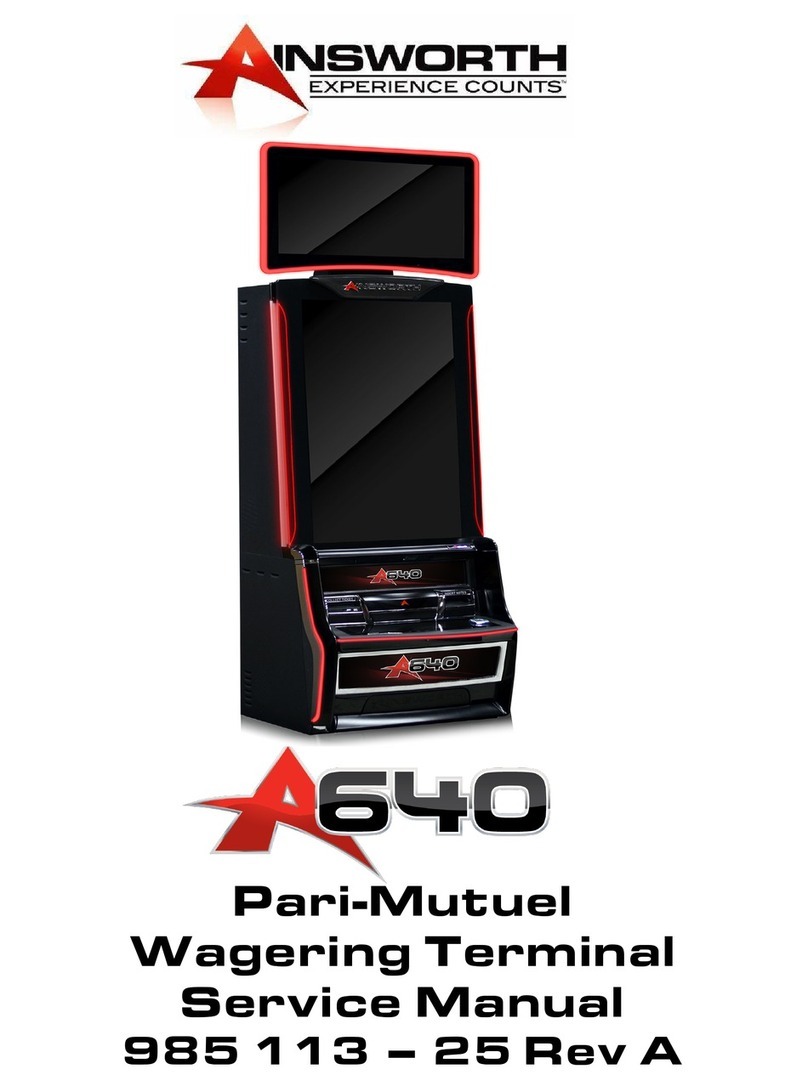 AINSWORTH A640 Service manual