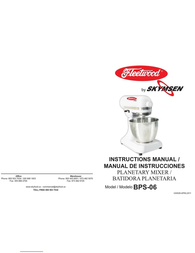 Skymsen Fleetwood BPS-06 User manual Skymsen Fleetwood BPS-06 User manual