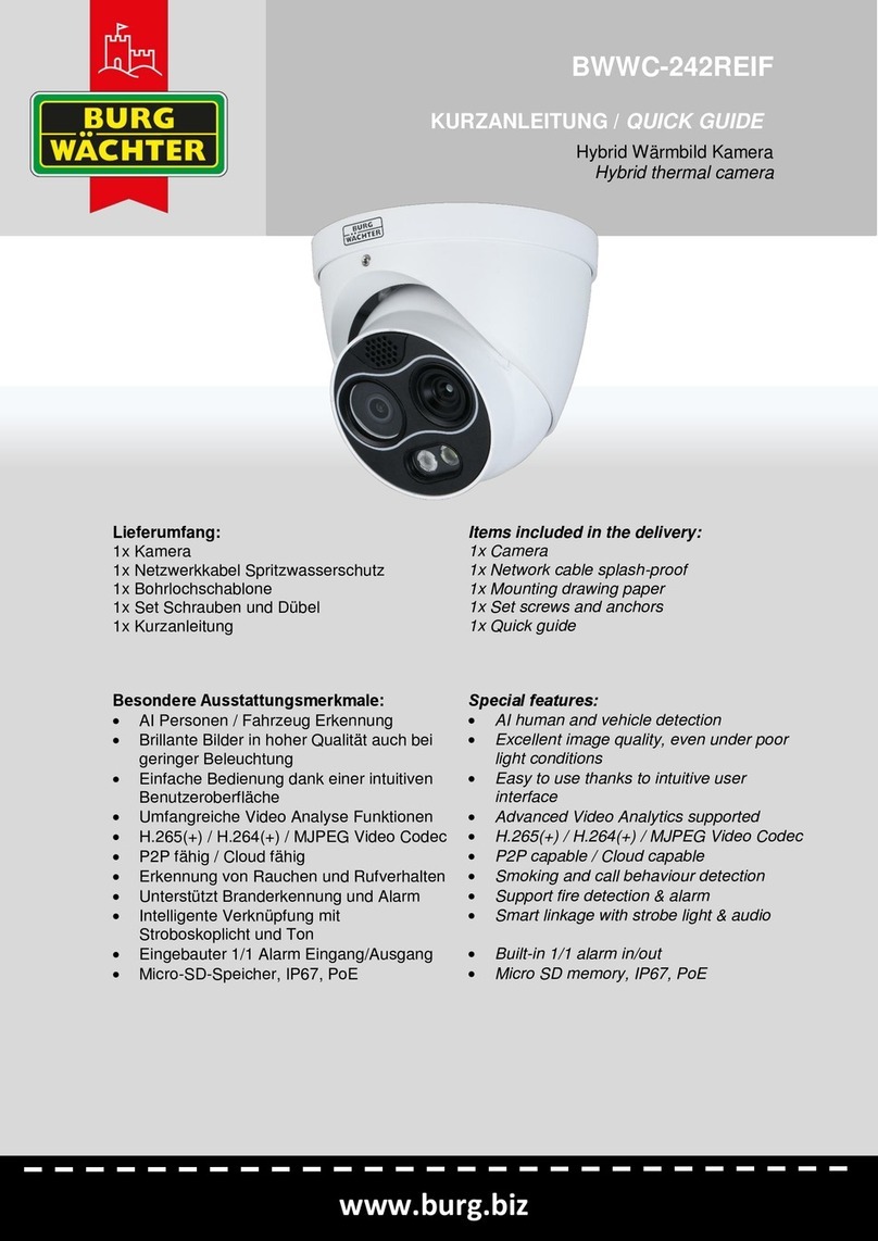 Burg Wächter BWWC-242REIF User manual