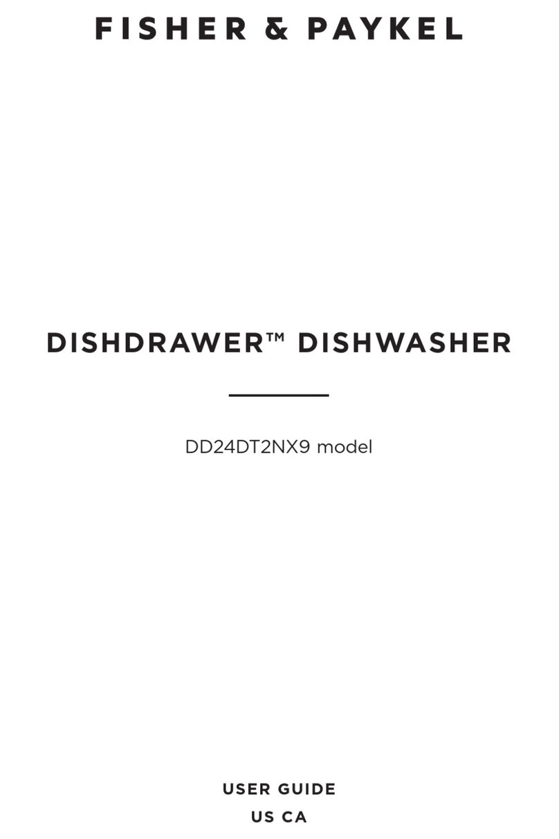 Fisher & Paykel DOUBLE DISHDRAWER DD24DT2NX9 User manual