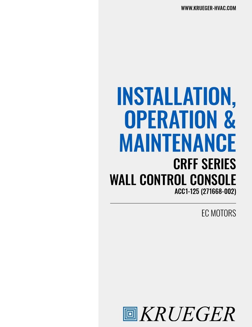 KRUEGER CRFF Installation operation & maintenance