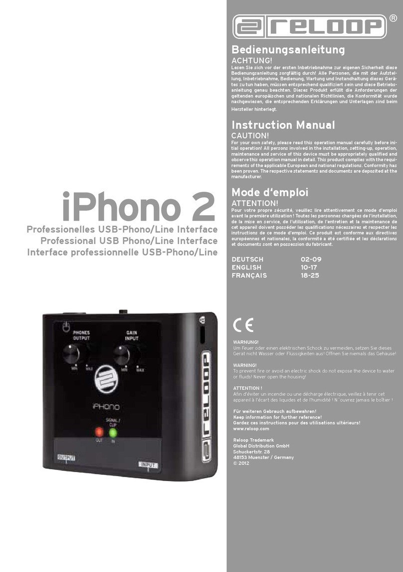Reloop 224792 User manual Reloop 224792 User manual