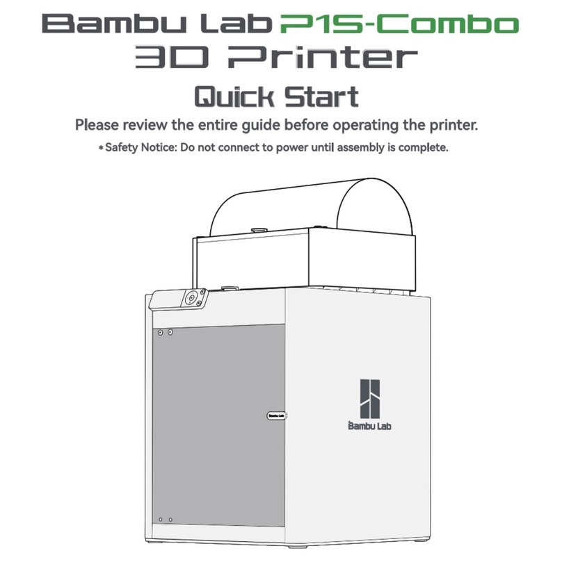 Bambu Lab P1S-Combo quick start