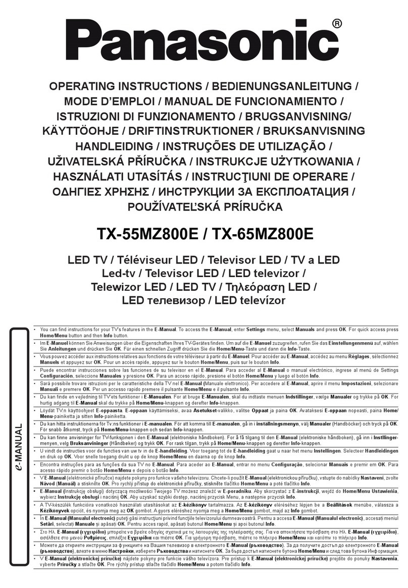 Panasonic TX-55MZ800E User manual